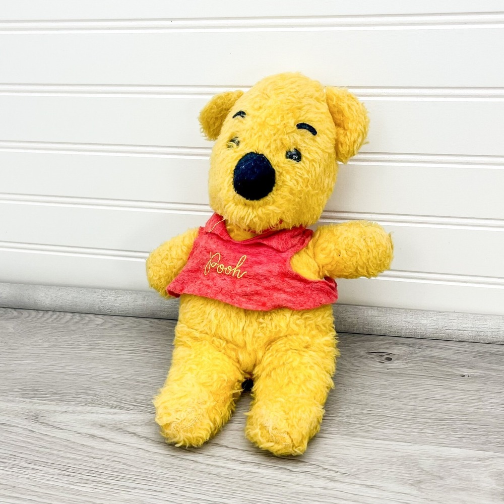 1960's GUND Sears Winnie The Pooh Bear Walt Disney 10" Plush Stuffed‎ Animal